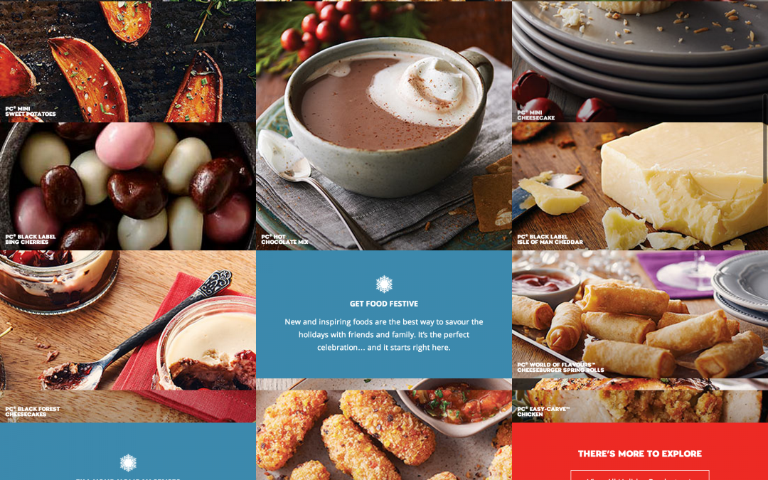 Holiday Landing Page